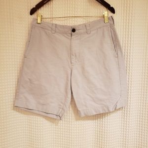 J. Crew Light Khaki Size 32 and 8" long shorts